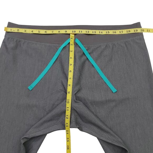 Figs Livingston Basic Scrub Pants Womens XL Tall Gray Straight Leg Uniform Work - Picture 9 of 10